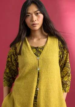 Gudrun Sjödén Stickad väst i alpackamix