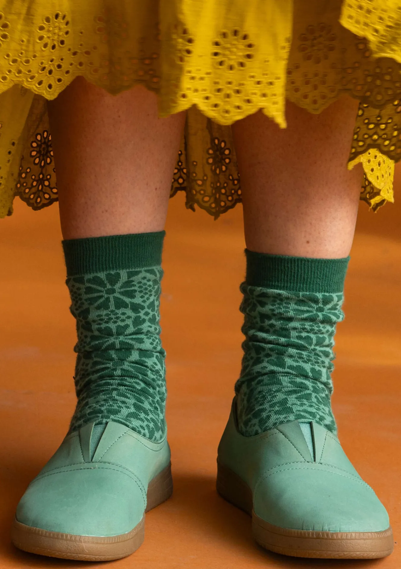 Gudrun Sjödén Strumpa "Freja" i ekologisk bomull