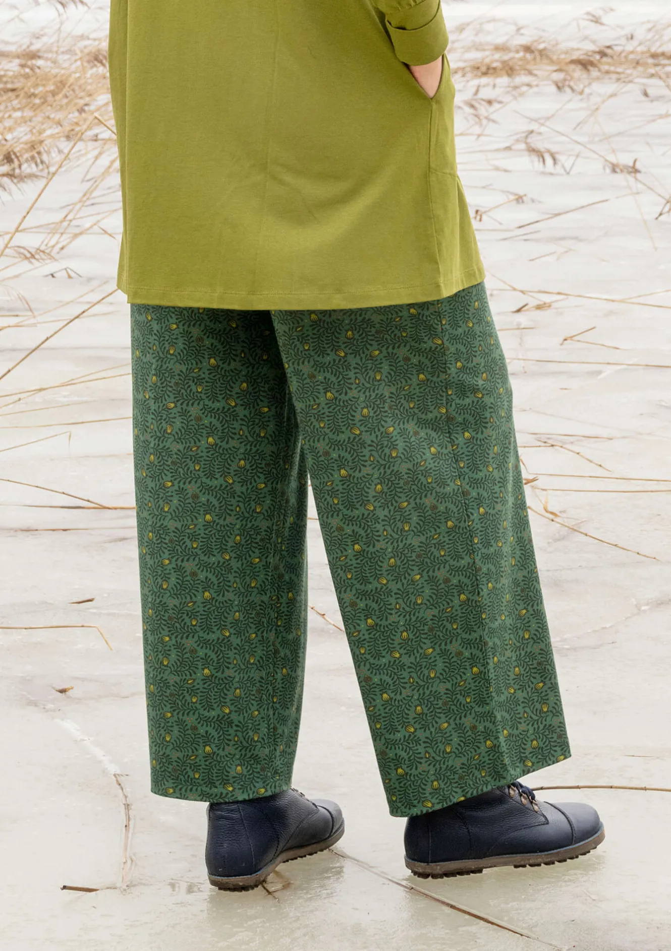 Gudrun Sjödén Trikåbyxa "Aurora" i ekologisk bomull/modal/elastan