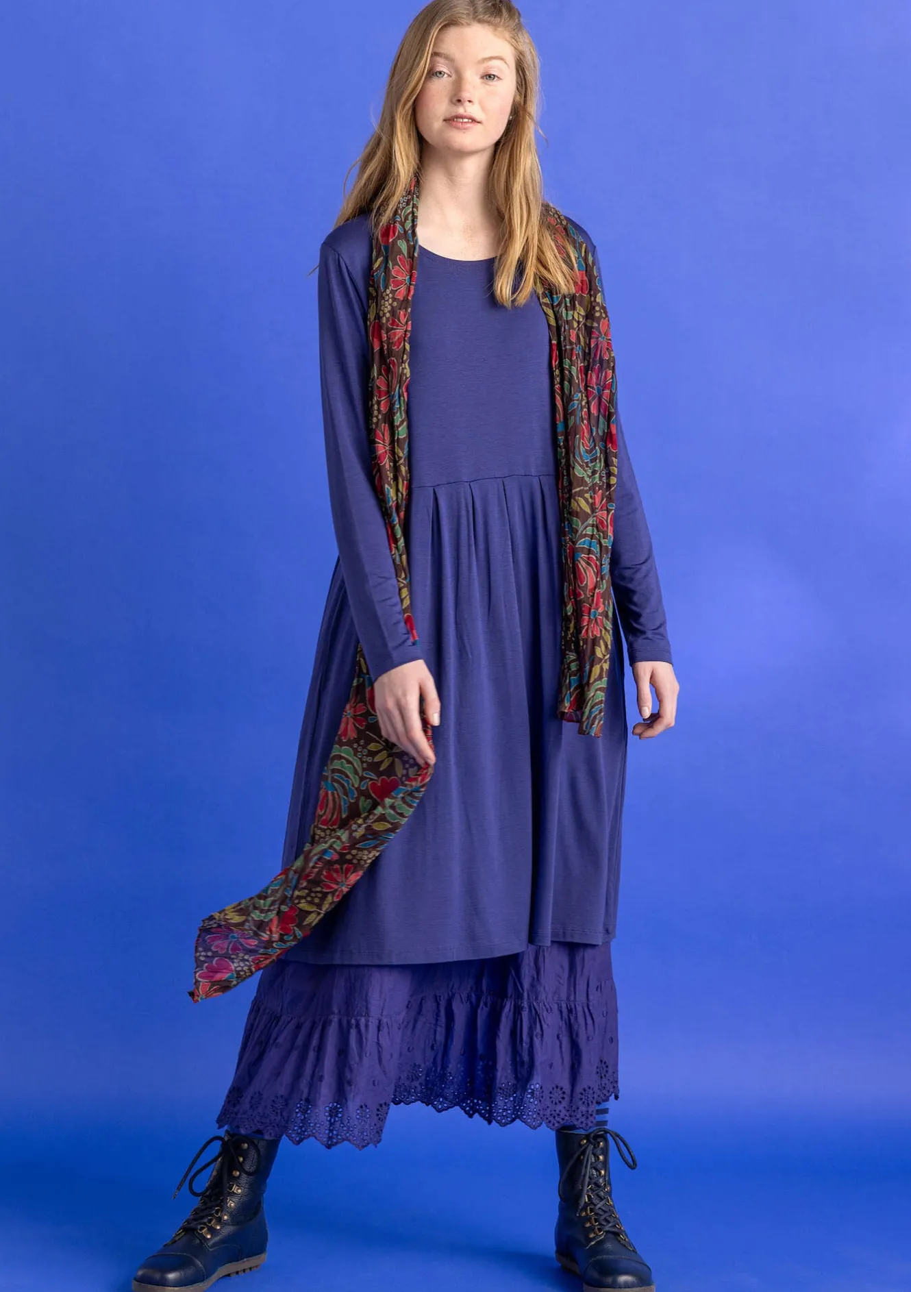 Gudrun Sjödén Trikåklänning "Helga" i lyocell/elastan