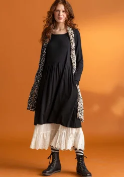 Gudrun Sjödén Trikåklänning "Helga" i lyocell/elastan