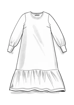 Gudrun Sjödén Trikåklänning i ekologisk bomull/lin