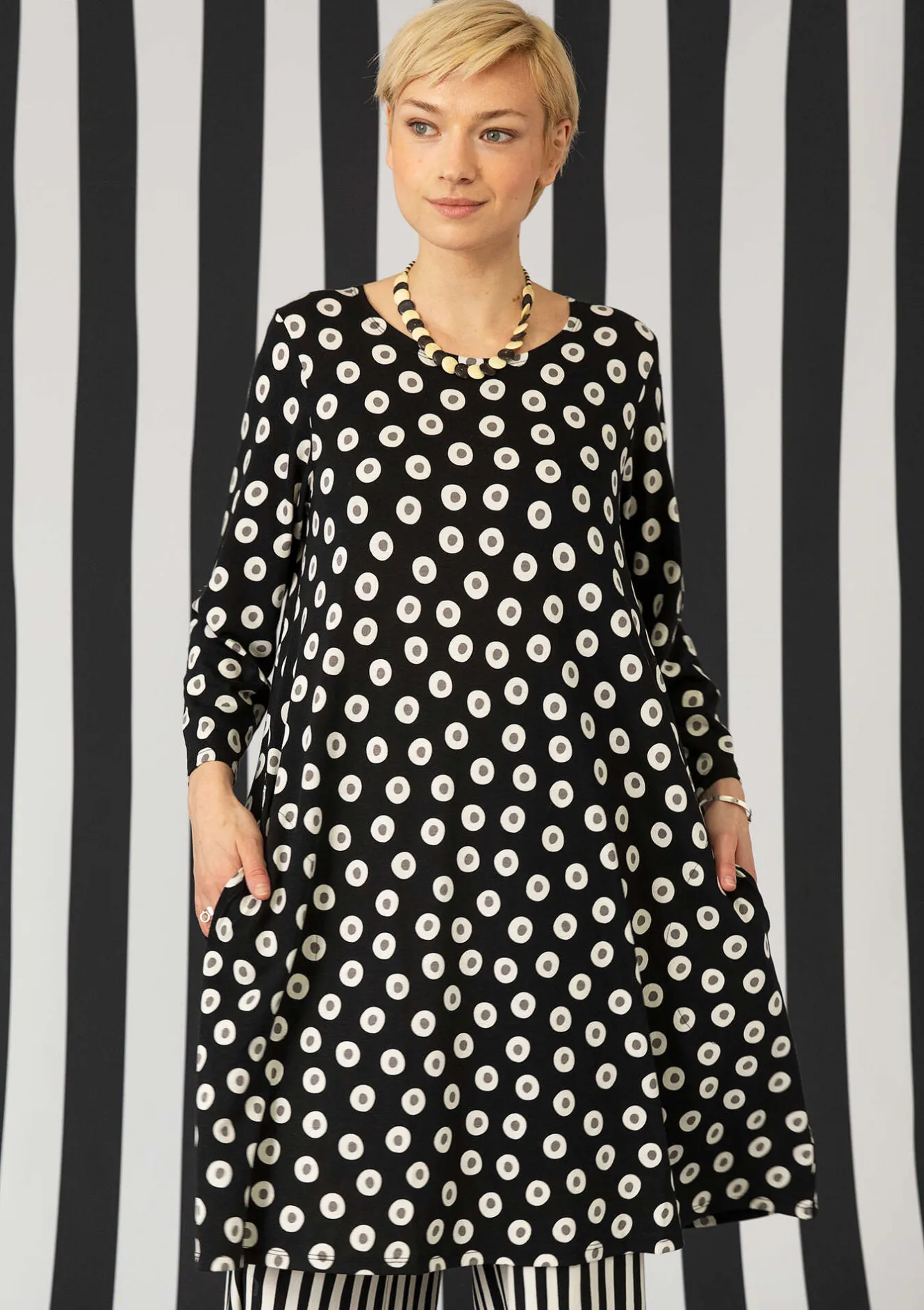 Gudrun Sjödén Trikåklänning "Nicole" i ekologisk bomull/modal