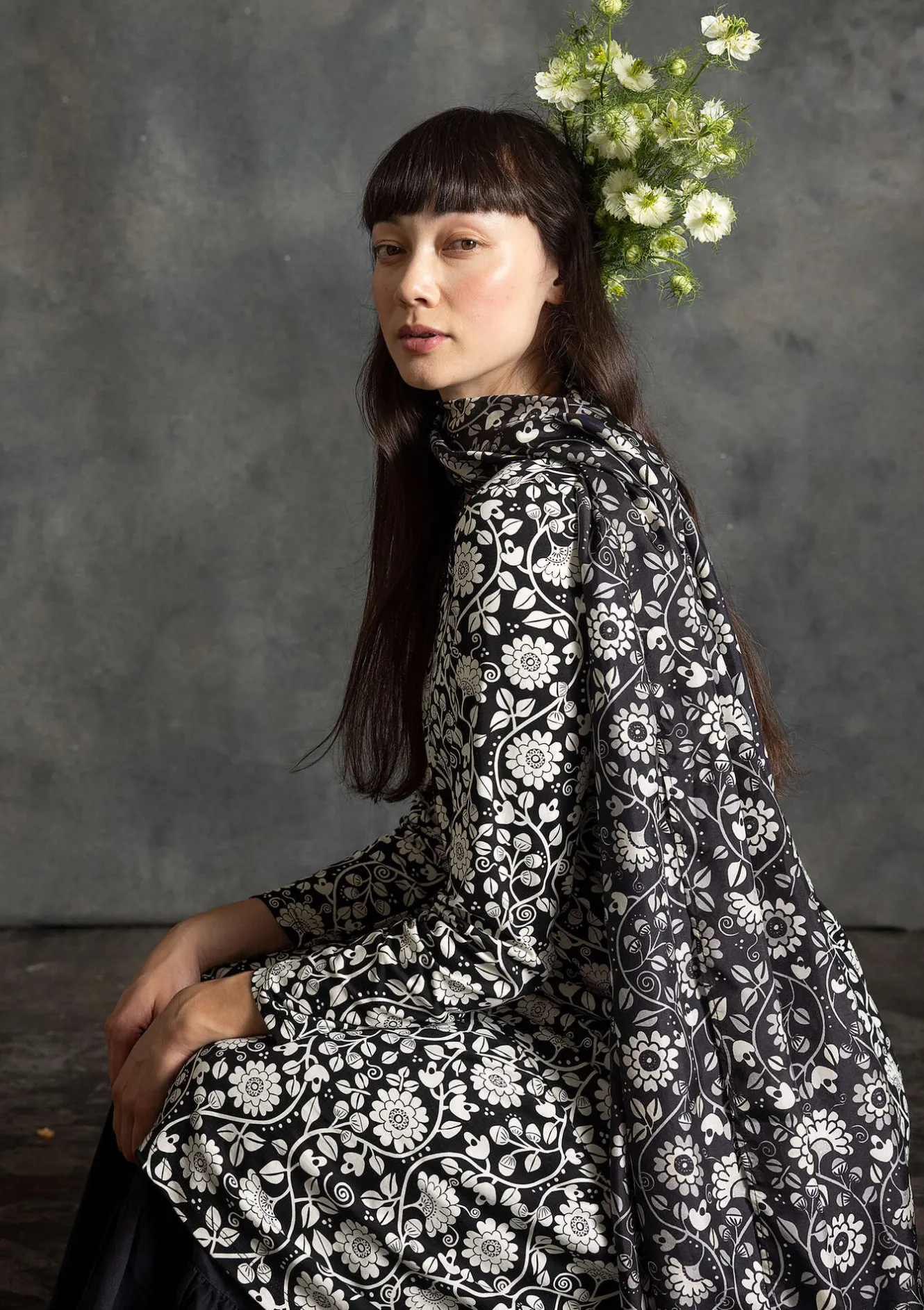 Gudrun Sjödén Trikåklänning "Rupangi" i ekologisk bomull