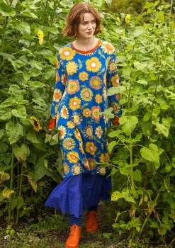 Gudrun Sjödén Trikåklänning "Sunflower" i lyocell/elastan