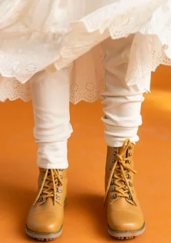 Gudrun Sjödén Trikåleggings i ekologisk bomullsrib