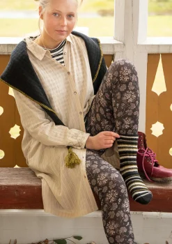 Gudrun Sjödén Trikåleggings "Pelargon" i lyocell/elastan