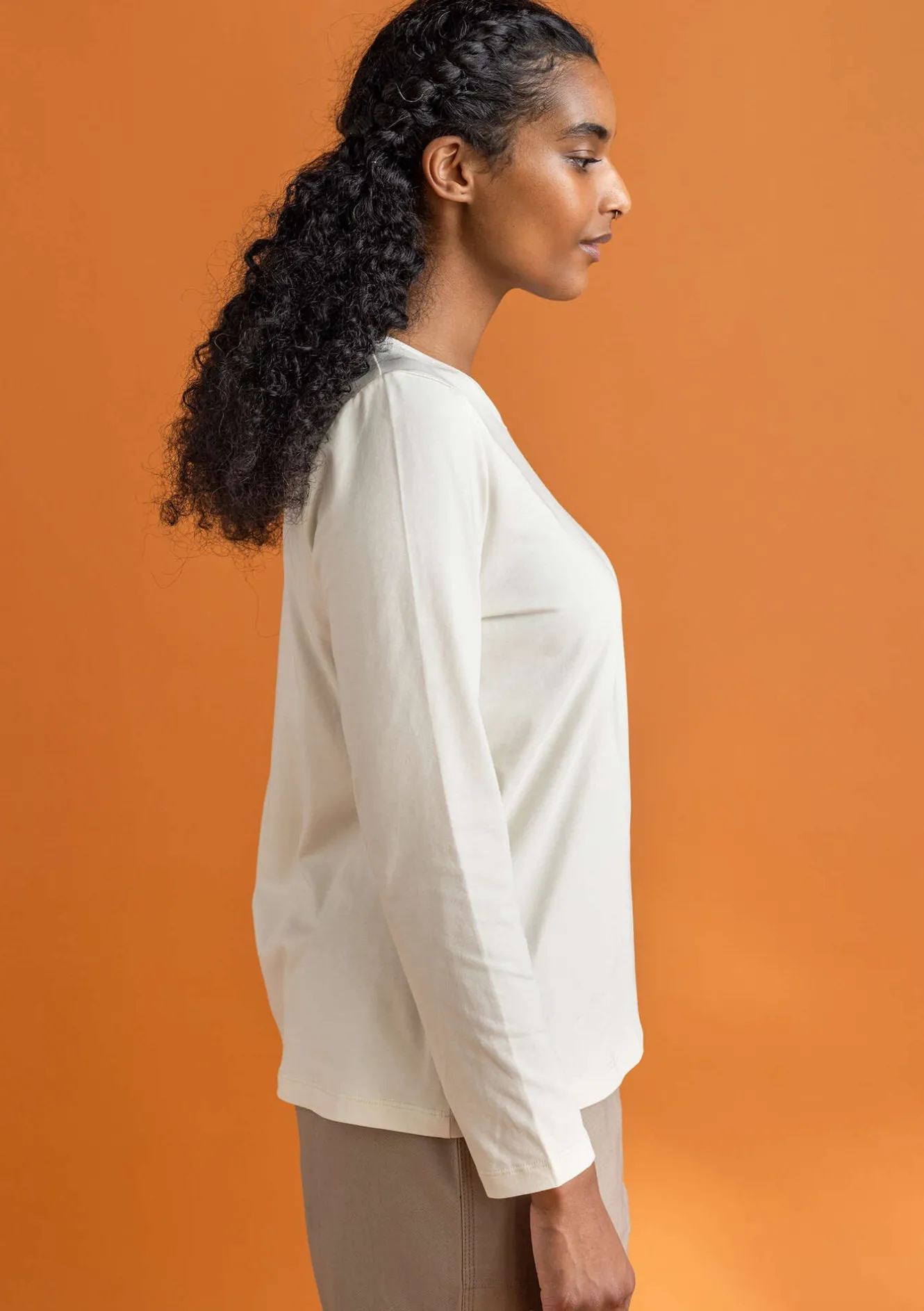 Gudrun Sjödén Trikåtop "Ylva" i ekologisk bomull/elastan