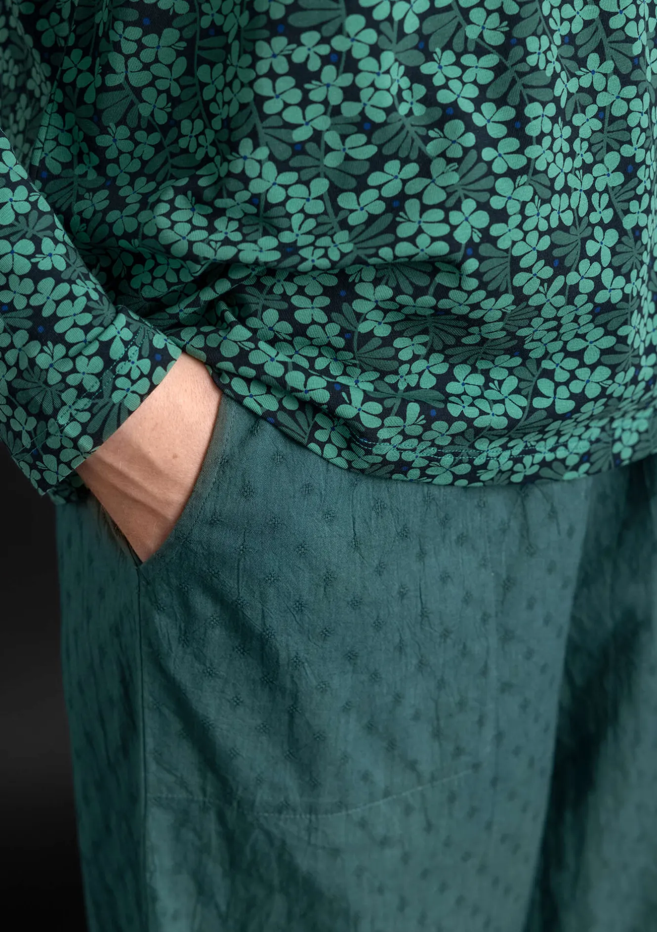 Gudrun Sjödén Trikåtop "Ylva" i ekologisk bomull/elastan