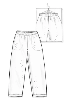 Gudrun Sjödén Velourbyxa