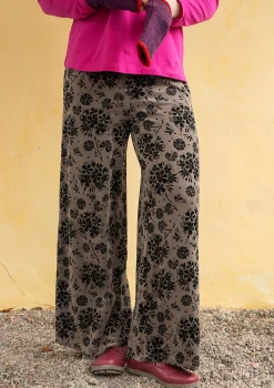 Gudrun Sjödén Velourbyxa "Selma" i ekologisk bomull/återvunnen polyester