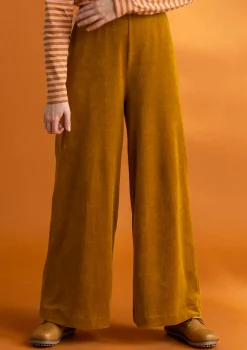 Gudrun Sjödén Velourbyxor i ekologisk bomull/återvunnen polyester