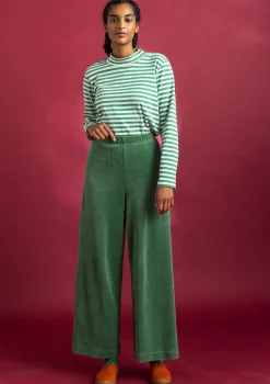 Gudrun Sjödén Velourbyxor i ekologisk bomull/återvunnen polyester