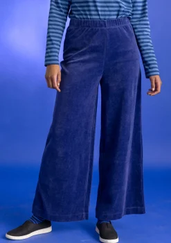 Gudrun Sjödén Velourbyxor i ekologisk bomull/återvunnen polyester