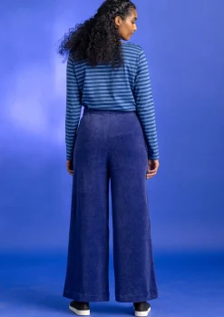 Gudrun Sjödén Velourbyxor i ekologisk bomull/återvunnen polyester