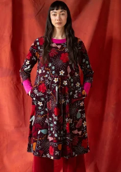 Gudrun Sjödén Velourklänning "Fyrverkeri" i ekologisk bomull/återvunnen polyester