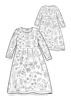 Gudrun Sjödén Velourklänning