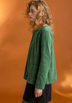 Gudrun Sjödén Velourkofta i ekologisk bomull/återvunnen polyester