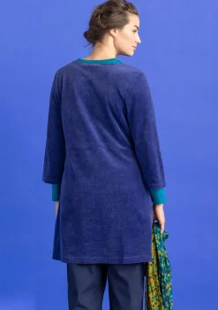 Gudrun Sjödén Velourtunika i ekologisk bomull/återvunnen polyester