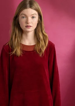 Gudrun Sjödén Velourtunika i ekologisk bomull/återvunnen polyester