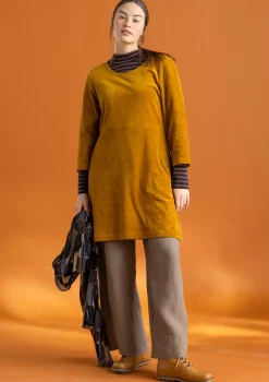 Gudrun Sjödén Velourtunika i ekologisk bomull/återvunnen polyester