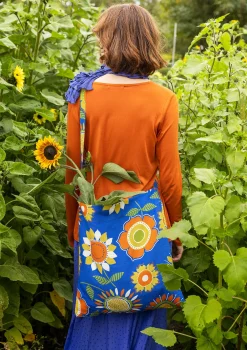 Gudrun Sjödén Väska "Sunflower" i ekologisk bomull/lin