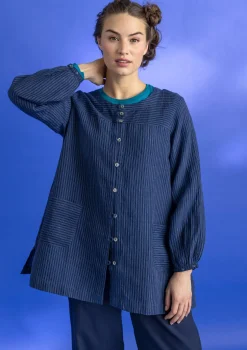 Gudrun Sjödén Vävd artistblus ”Asta” i lin