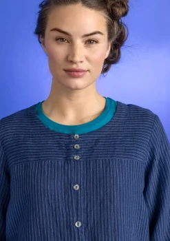 Gudrun Sjödén Vävd artistblus ”Asta” i lin