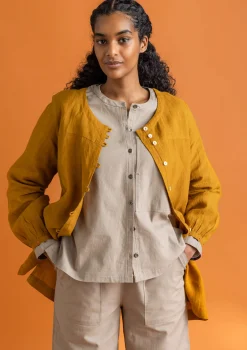 Gudrun Sjödén Vävd artistblus ”Asta” i lin