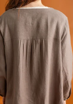 Gudrun Sjödén Vävd artistblus ”Asta” i lin