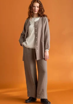 Gudrun Sjödén Vävd artistblus ”Asta” i lin