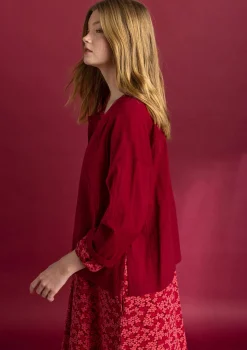 Gudrun Sjödén Vävd blus ”Hedda” i ekologisk bomull