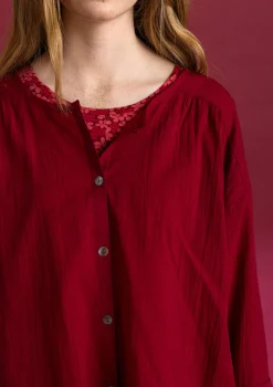 Gudrun Sjödén Vävd blus ”Hedda” i ekologisk bomull