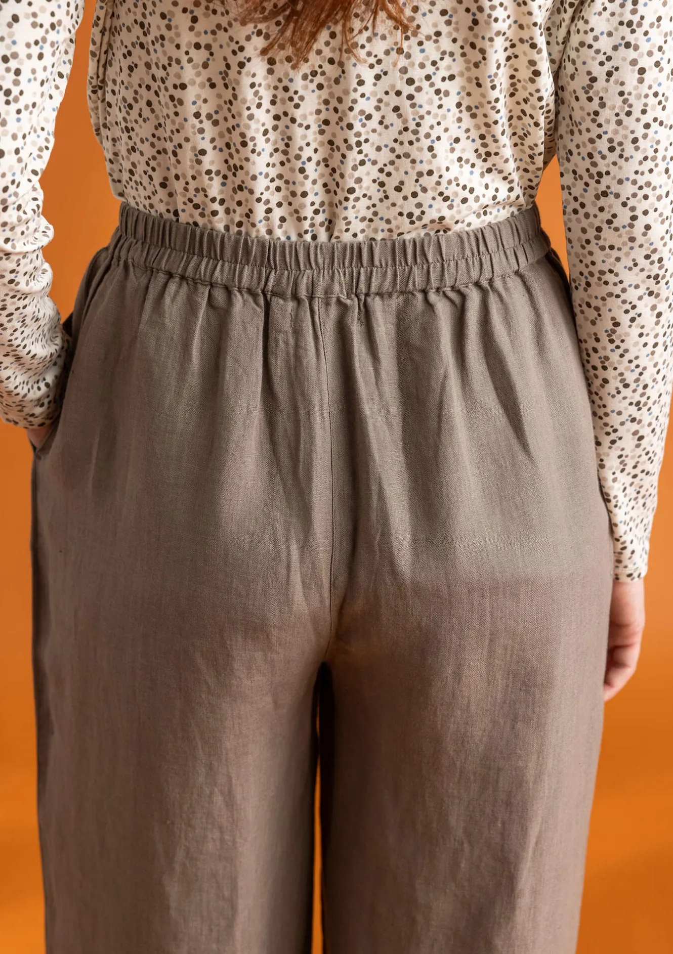 Gudrun Sjödén Vävd byxa ”Asta” i lin