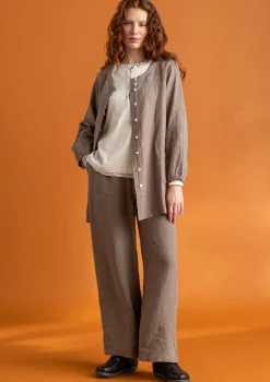 Gudrun Sjödén Vävd byxa ”Asta” i lin