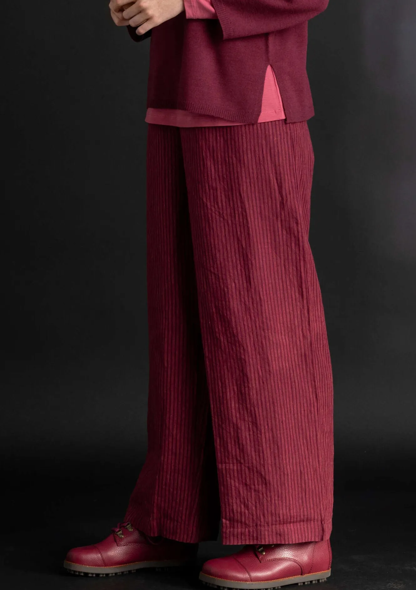 Gudrun Sjödén Vävd byxa ”Asta” i lin