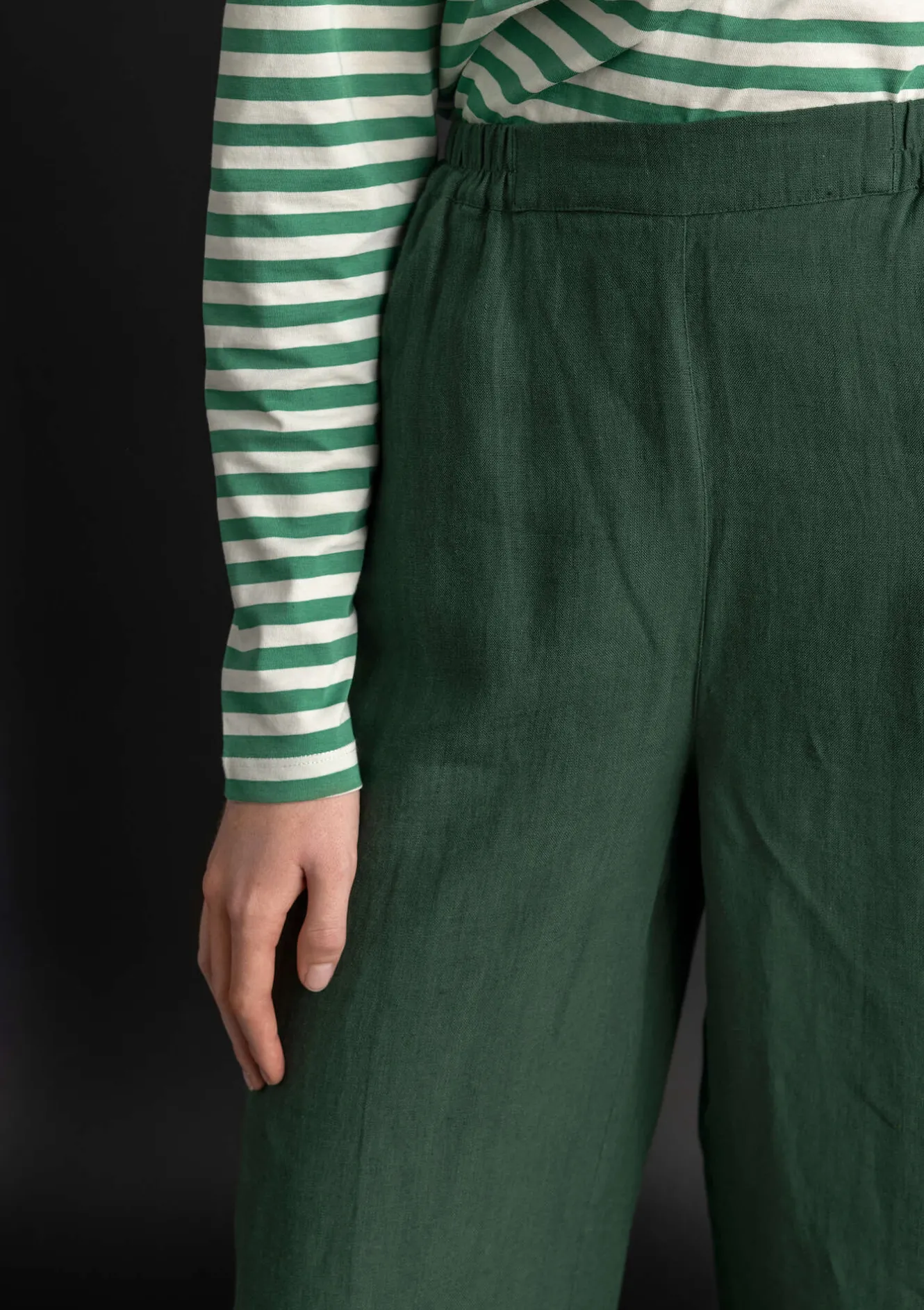 Gudrun Sjödén Vävd byxa ”Asta” i lin