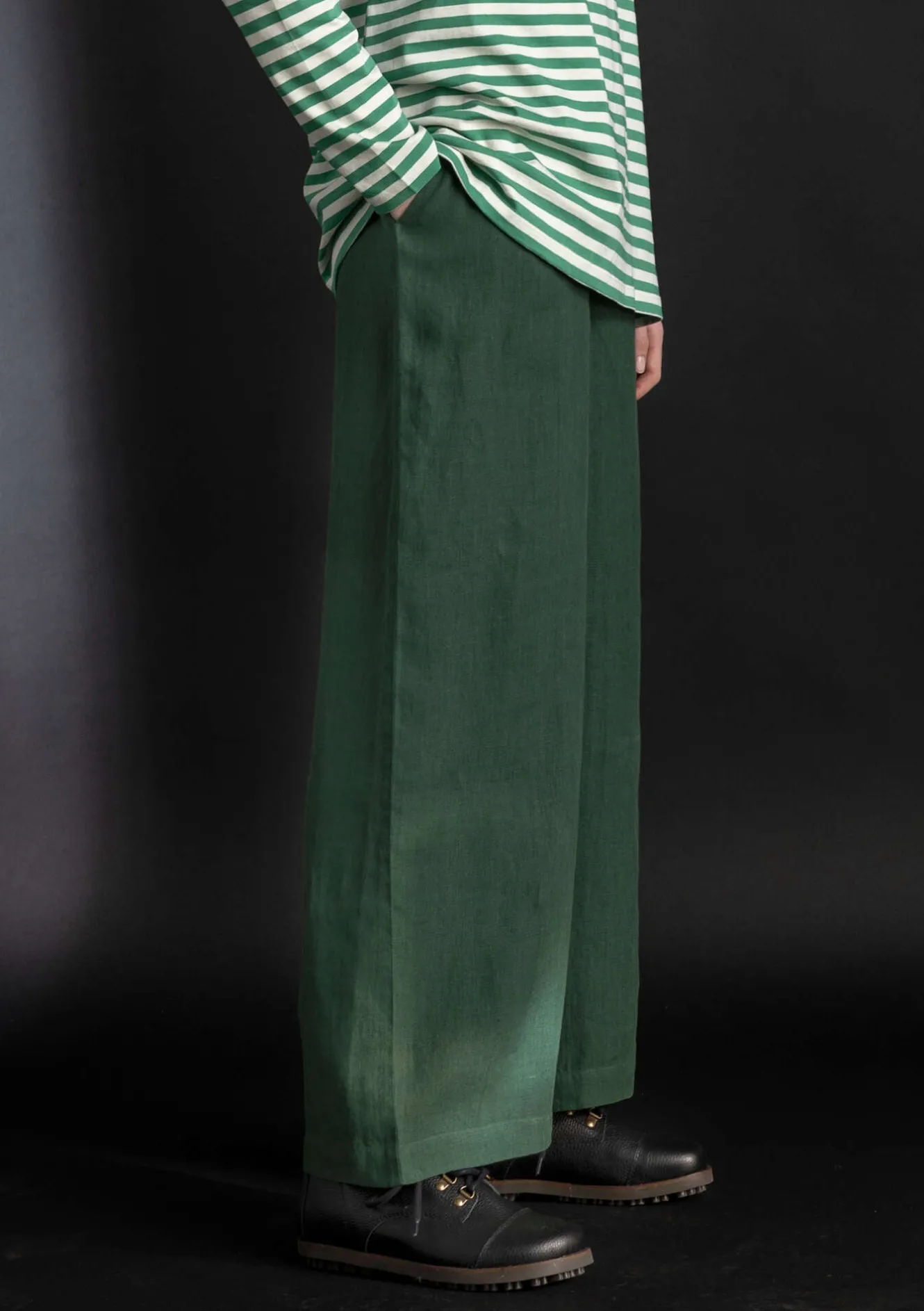 Gudrun Sjödén Vävd byxa ”Asta” i lin