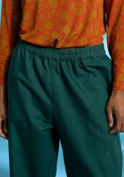 Gudrun Sjödén Vävd byxa i ekologisk bomull/lin