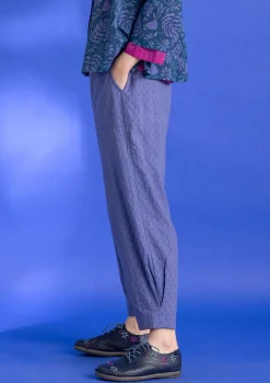 Gudrun Sjödén Vävd byxa i ekologisk bomullsdobby1