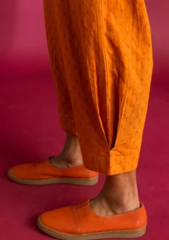 Gudrun Sjödén Vävd byxa i ekologisk bomullsdobby1