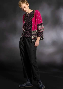 Gudrun Sjödén Vävd byxa i ekologisk bomull/lin