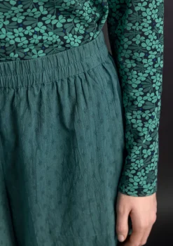 Gudrun Sjödén Vävd byxa i ekologisk bomullsdobby1