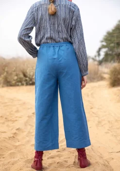 Gudrun Sjödén Vävd byxa i lin/ekologisk bomull