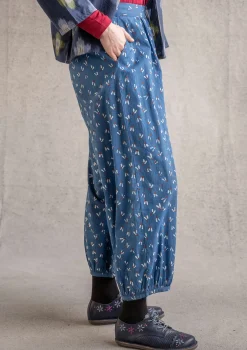 Gudrun Sjödén Vävd byxa "Mud" i ekologisk bomull