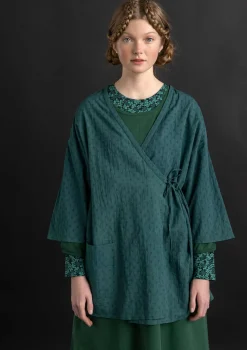Gudrun Sjödén Vävd kimono i ekologisk bomullsdobby
