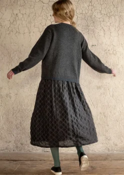 Gudrun Sjödén Vävd kjol "Helga" i ekologisk bomull