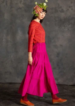 Gudrun Sjödén Vävd kjol i bomull/siden