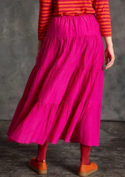 Gudrun Sjödén Vävd kjol i bomull/siden