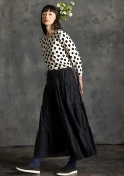 Gudrun Sjödén Vävd kjol i bomull/siden